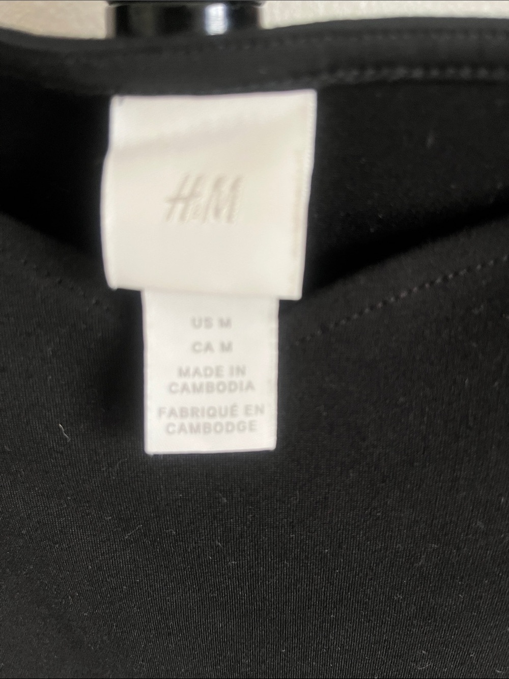 H&M Black Square-Neck Puff Sleeve Top - Picture 2 of 5
